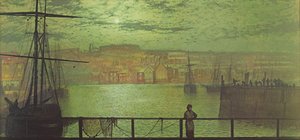 Whitby da estação Quay, 1878